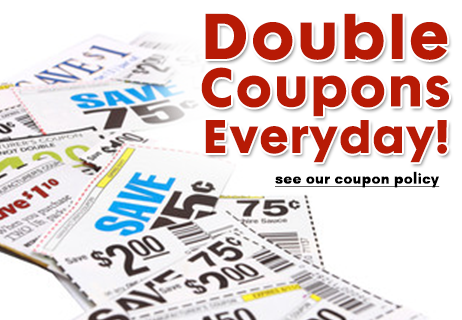 Double Coupons Everyday!