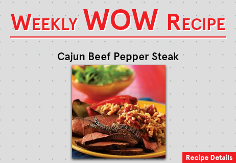 Cajun Beef Pepper Steak