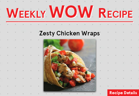 Zesty Chicken Wraps